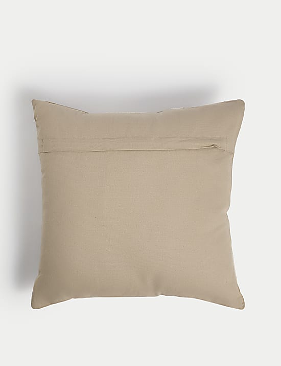 Pure Cotton Swirl Embroidered Cushion