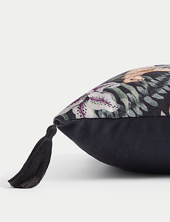 Διακοσμητικό λεοπάρ μαξιλάρι από σενίλ