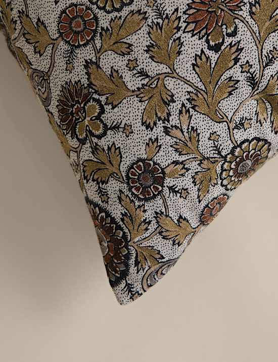Cotton Rich Floral Cushion