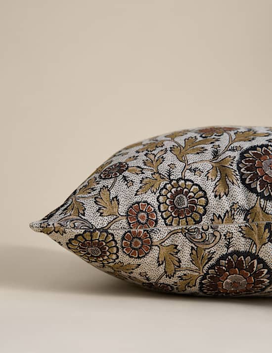 Cotton Rich Floral Cushion