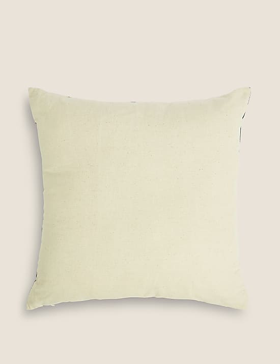 Woodland Print Embroidered Cushion