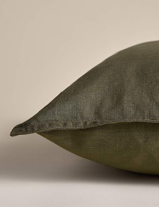 Pure Linen Flange Trim Cushion