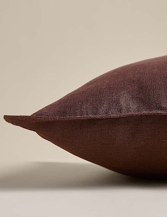 Pure Linen Flange Trim Cushion