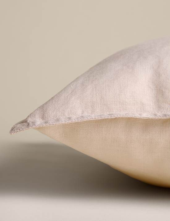Pure Linen Flange Trim Cushion