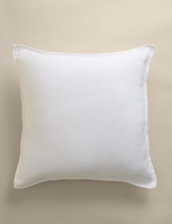 Pure Linen Flange Trim Cushion