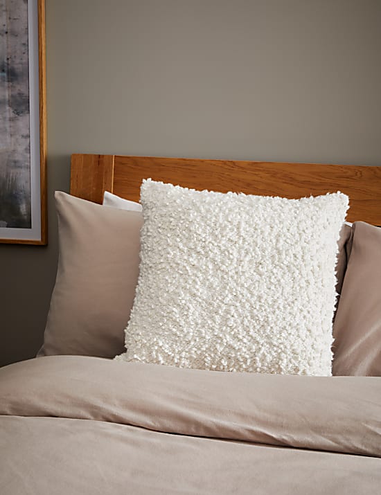 Pure Cotton Boucle Cushion