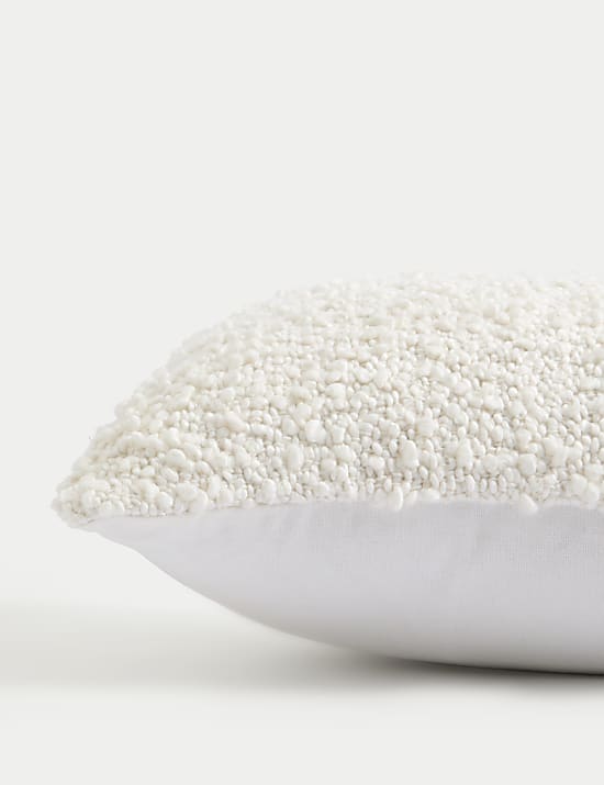Pure Cotton Boucle Bolster Cushion