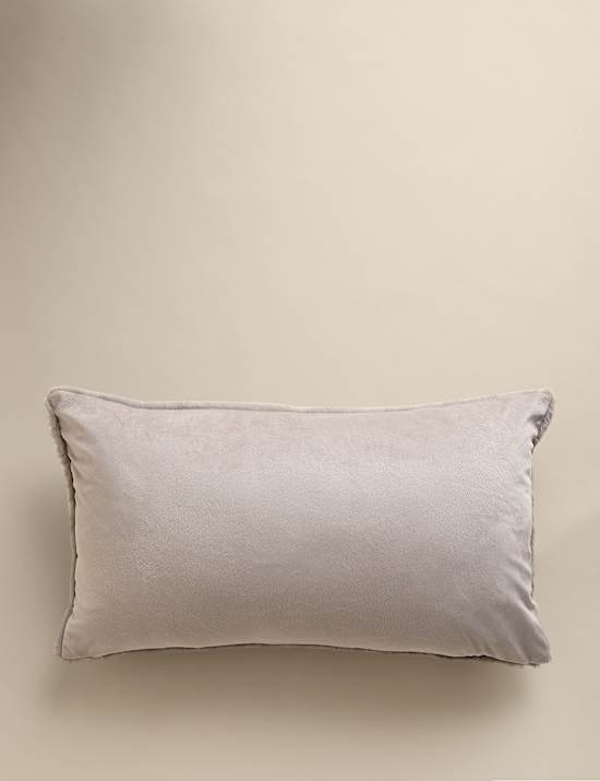 Supersoft Faux Fur Large Bolster Cushion