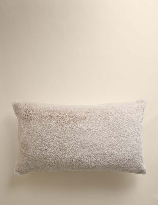 Supersoft Faux Fur Large Bolster Cushion