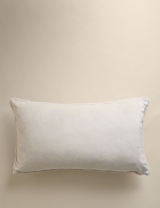 Supersoft Faux Fur Large Bolster Cushion