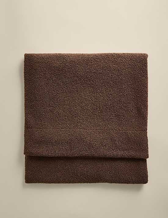 Plaid en polaire imitation peau de mouton