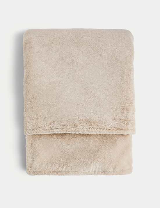 Supersoft Faux Fur Electric Throw