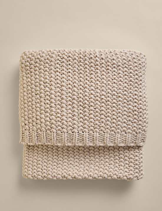 Chunky Knit Throw