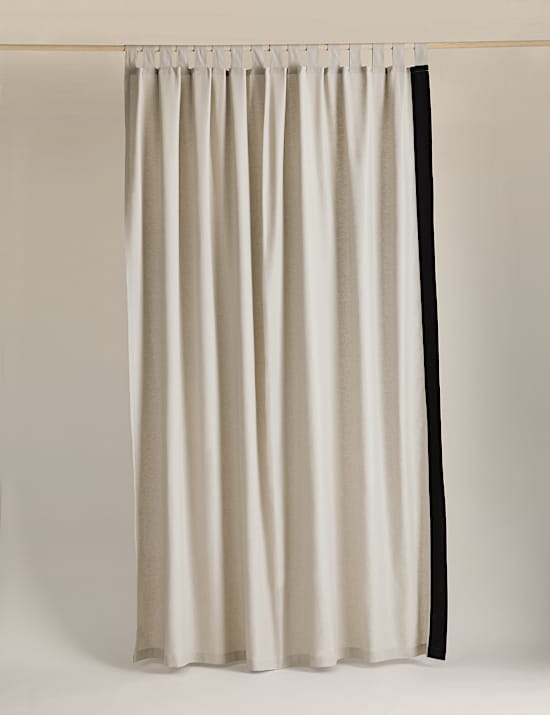 Tab Top Curtains with Stripe