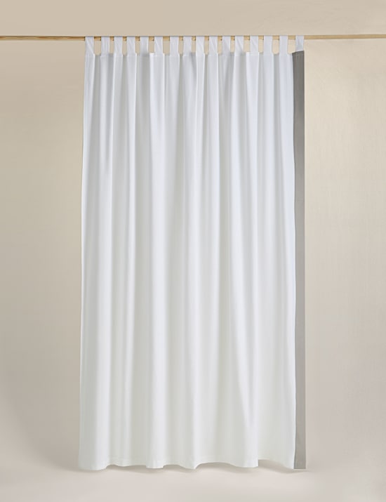 Tab Top Curtains with Stripe