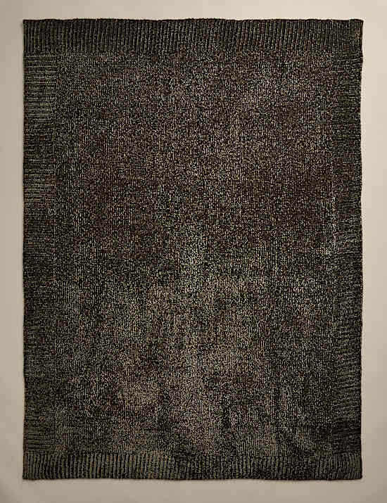 Chenille Knitted Throw