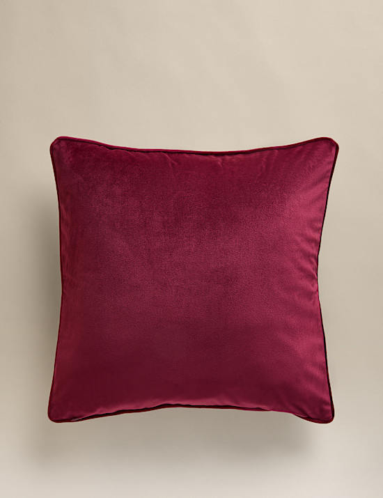 Velvet Nutcracker Embellished Cushion