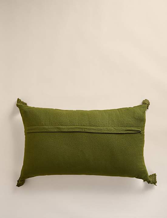 Pure Cotton Knitted Bolster Cushion