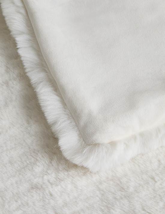 Faux Fur Throw