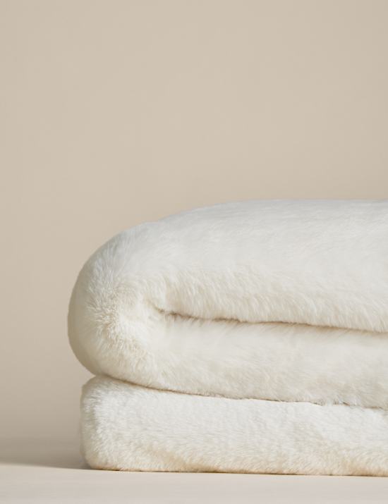 Faux Fur Throw