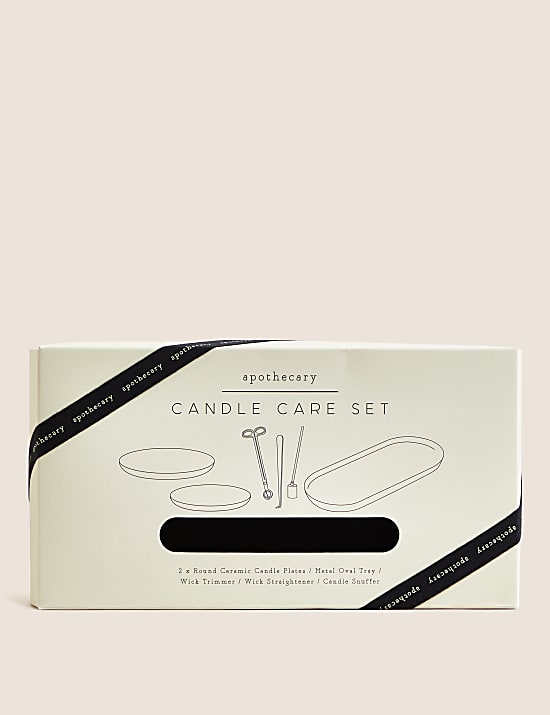 Candle Care & Plate Gift Set