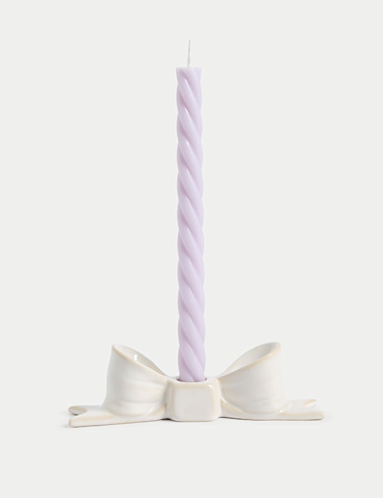 Set of 2 Twisted Dinner Candles