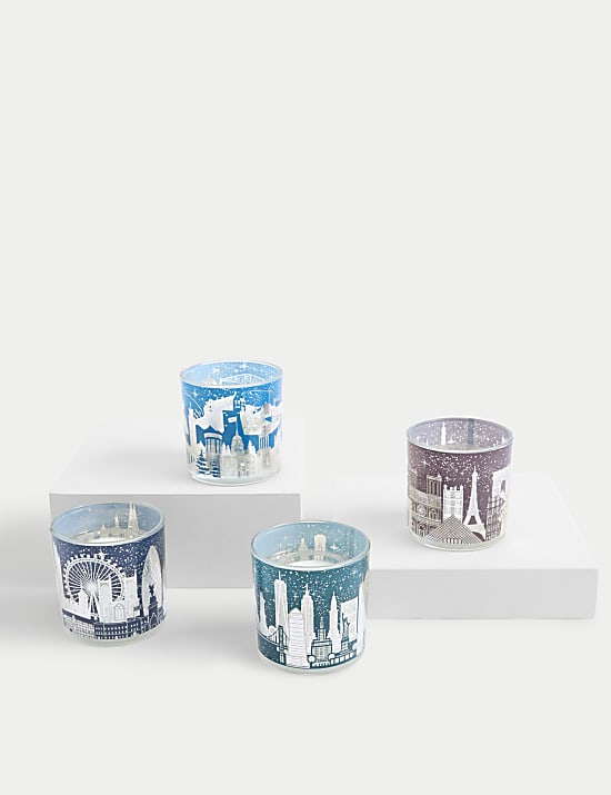 London Light Up Scented Candle