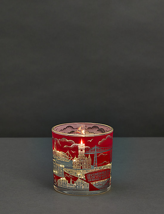 Wales Light Up Scented Candle