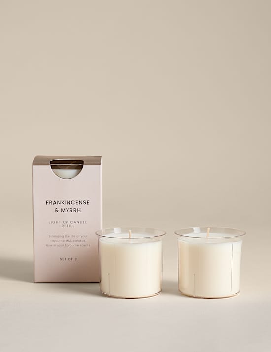Set of 2 Frankincense & Myrrh Candle Refills