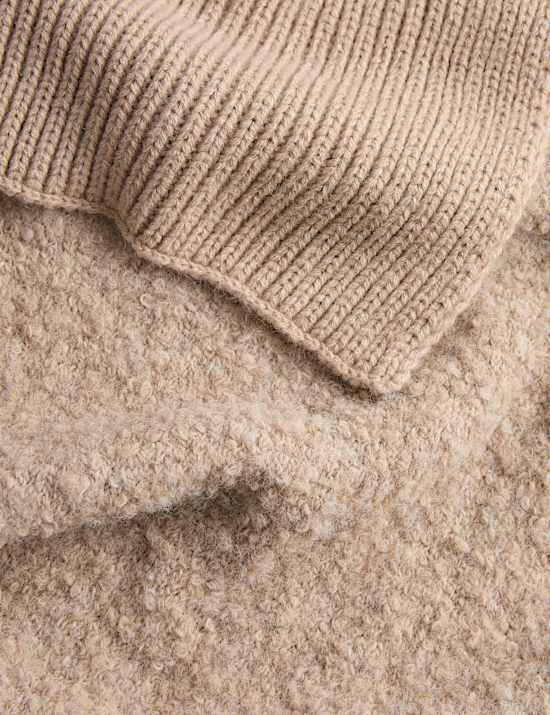 Boucle Knit Scarf
