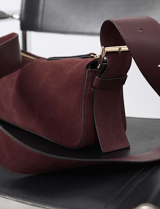 Suede Boxy Sling Bag