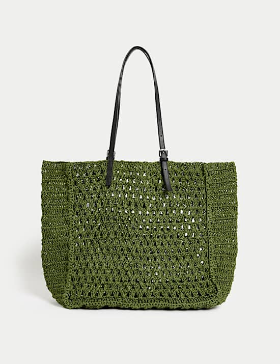 Paper Straw Tote Bag
