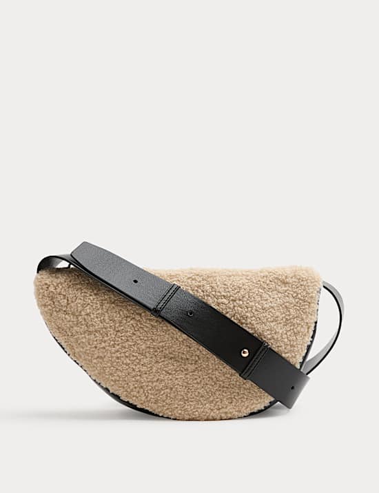 Taška crossbody z umělé kožešiny