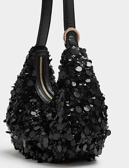 Sequin Top Handle Grab Bag