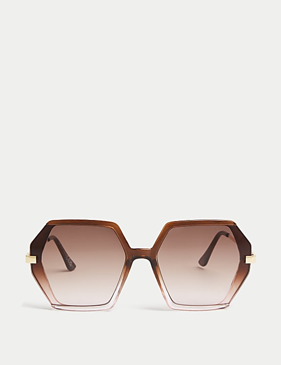 Lunettes de soleil larges