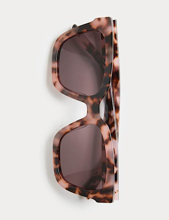 Acetate Oversized Preppy Sunglasses