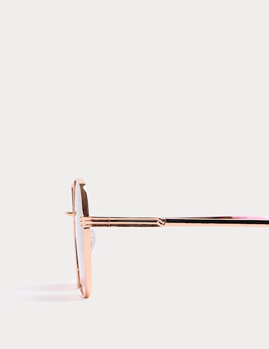 Metal Rim Square Sunglasses
