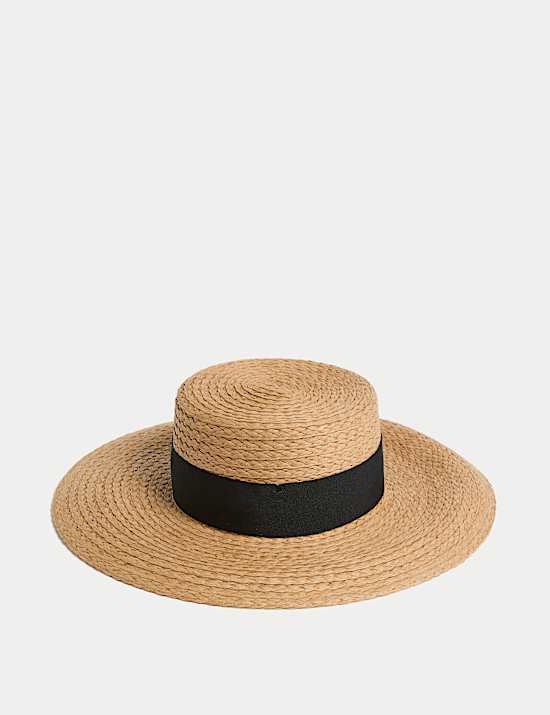 Straw Boater Hat