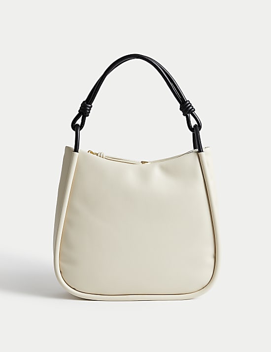 Faux Leather Shoulder Bag