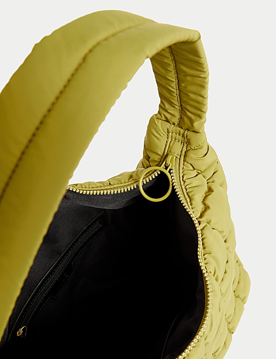 Nylon Quilted Shoulder Bag