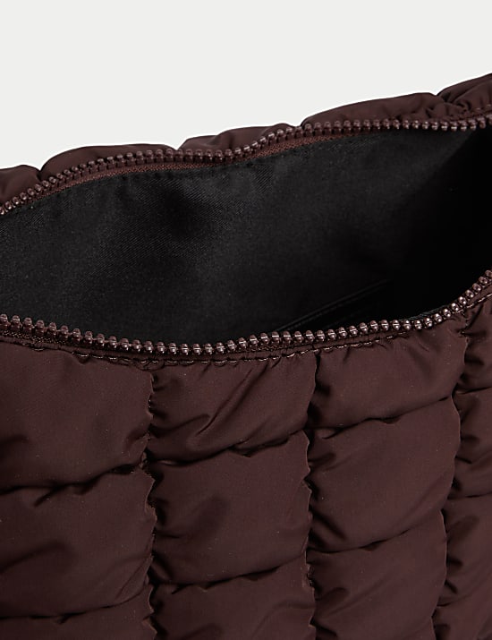 Nylon Quilted Shoulder Bag