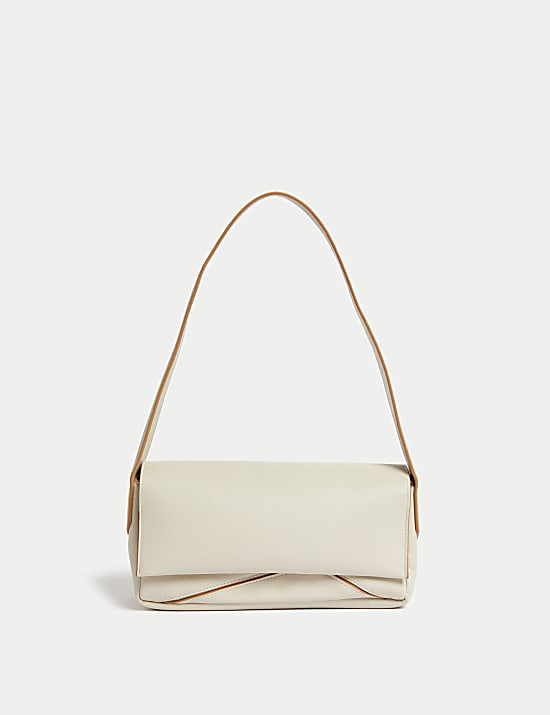 Faux Leather Shoulder Bag