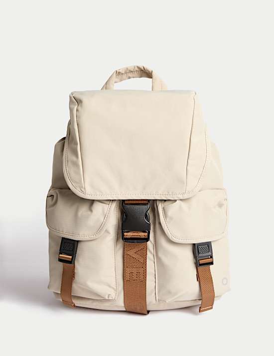 Multi Pocket Drawstring Backpack