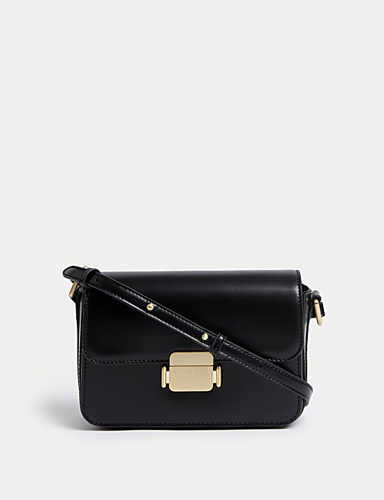Faux Leather Cross Body Bag