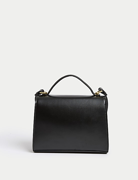 Faux Leather Cross Body Bag