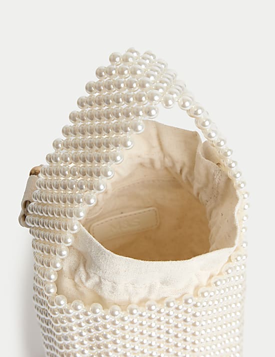 Beaded Drawstring Grab Bag