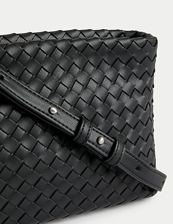 Faux Leather Cross Body Bag