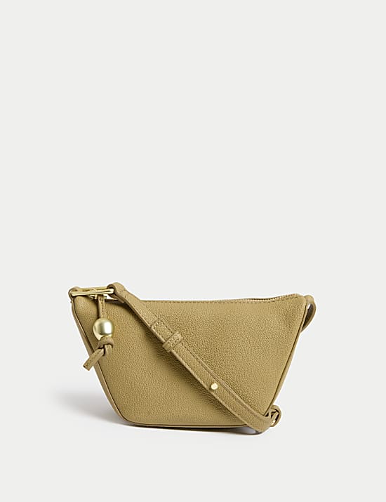 Faux Leather Mini Cross Body Bag