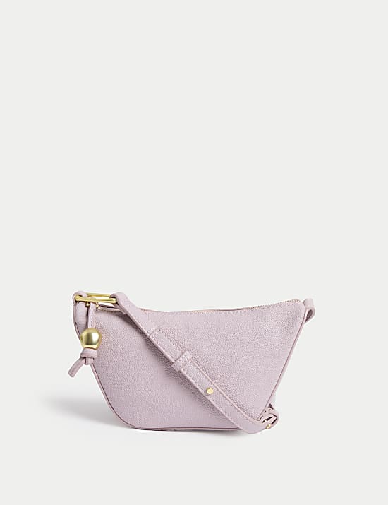 Faux Leather Mini Cross Body Bag