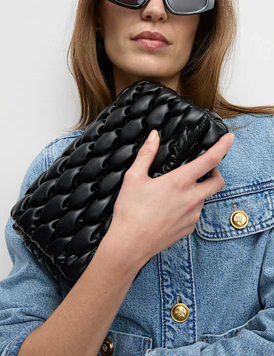 Faux Leather Cross Body Bag
